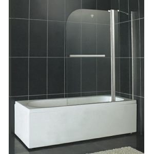 China SGCC Certification Pivot Shower Enclosure 6MM Tempered Glass With One Fixed Panel on sale