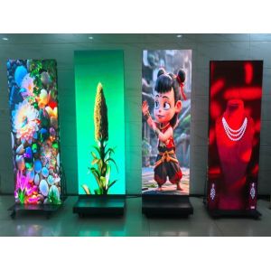 HD LED Poster Screen P2.5 Foldable Double-sided Show Shopping Mall Video Wall