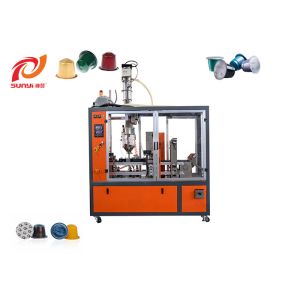 Two Lanes European Standard 3000BPH Nespresso Coffee Capsule Filling Sealing