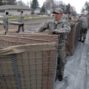 Aluminum Zinc Coated Recoverable Defensive Barrier Wall for TT/Western Union