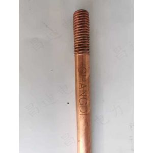 China 1800mm 16mm Earth Rod Threaded Copperbond Earth Rods on sale