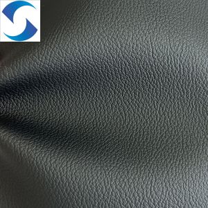 China Abrasion-Resistant PVC Leather Fabric with Soft Feel for Upholstery 0.8mm Car Seat Cover Fabric Embossed on sale