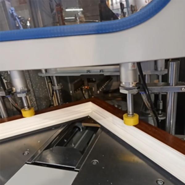 Window screen machines UPVC processing Center PVC Angle cleaner 3 point welder window cleaner machine