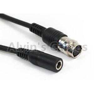 Alvin's Cables 12 Pin Hirose to DC 12v Female Cable for GH4 Power B4 2/3"