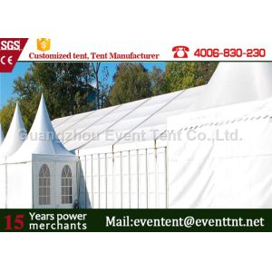 Fire Retardant Garden Party Marquees tent With PVC Fabric Cover Color Optional
