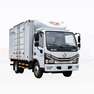 Wholesale Dongfeng 5 Tons Cargo Van Truck Commercial Vehicles With 4 Cylinder Single Row Seats from china suppliers