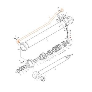 Economical And Practical DX200A Excavator Pipelines seamless Hydraulic System