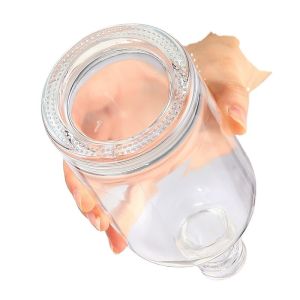 Transparent Gift Vodka Bottle 50ml with Customized Logo Acceptable Cork Sealing