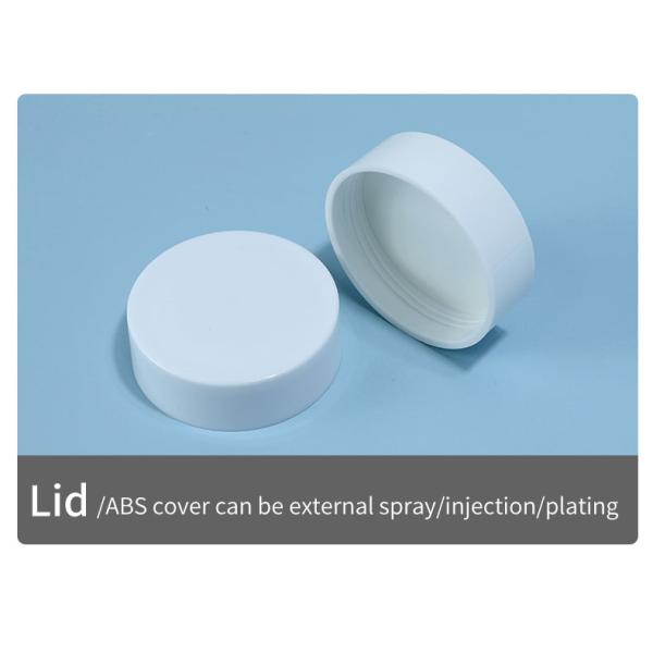 Transparent 50G Acrylic Double Wall Jar for Cosmetic Cream PETG Base Material