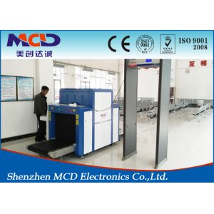 X Ray Baggage Scanning with 43mm Penetration Size 80*65cm