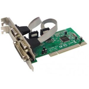PCI to 2 Port Serial and 1 Port Parallel Card, Moschip 9865, PCI Serial Parallel