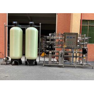2000LPH Double Stage Water Treatment System RO Membrane Purification Machine For