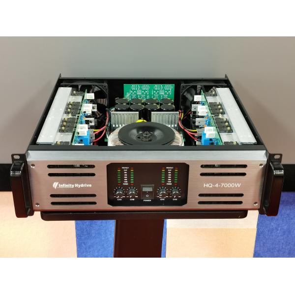 4-Channel Rack-Mountable Amplifier With Advanced Cooling System And Comprehensiv