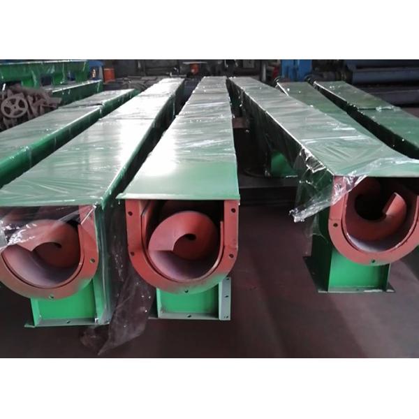 Large Torque Shaftless U Trough Screw Conveyor Low Energy Consumption