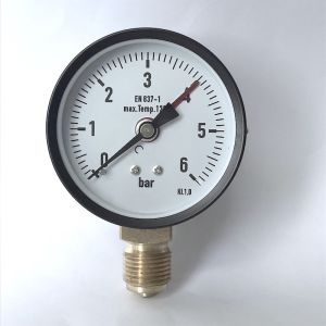 6 Bar Utility Pressure Gauge 80mm Brass Wetted Crop Sprayer Pressure Gauge