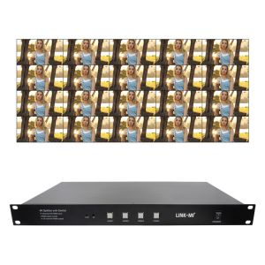 60W 4K HDMI Splitter 4 In 20 Out Hdmi Video Splitter With Switch