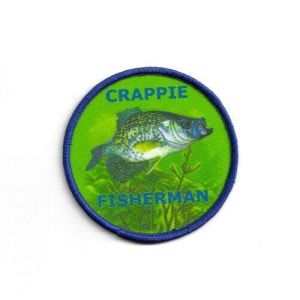 Pumpkinseed Fishing Dye Sublimation Patch Iron On Applique Handmade Edge Merrow