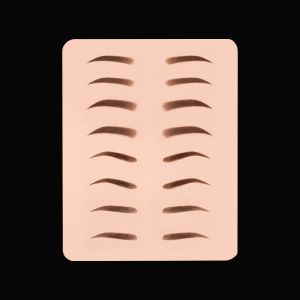 Silicone Blank Permanent Microblading Tattoo Practice Skin 19.2 * 14.3 Cm for