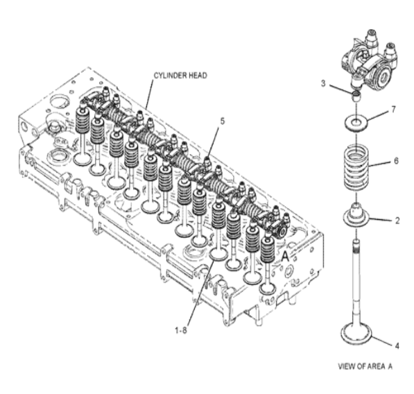 252-6438 2526438 Inlet Valve Seal For Excavator Spare Parts 312D2 312D2 GC 312D2 L 313D2