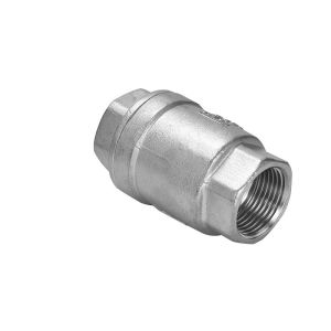 Stainless Steel 316 Female Thread Check Valve Vertical Type with Water Media