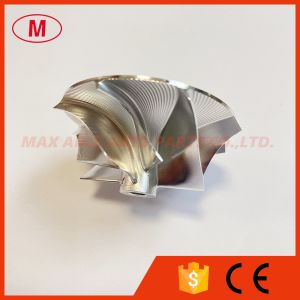 CT9 36.02/50.00mm 4+4blades turbo milling/aluminum 2618/billet compressor wheel