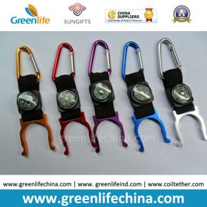 Colorful aluminum high quality carabiner hooks D shape&gourd shape hooks w/black