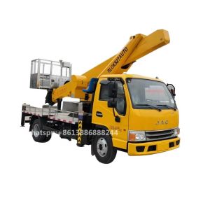 JAC 27m Single Row Telescopic Arm Aerial Work Truck Lift Platform Car