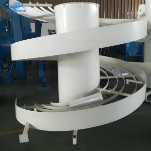 Spiral Lifting Conveyor System with 201/SUS304 Stainless Steel Construction and