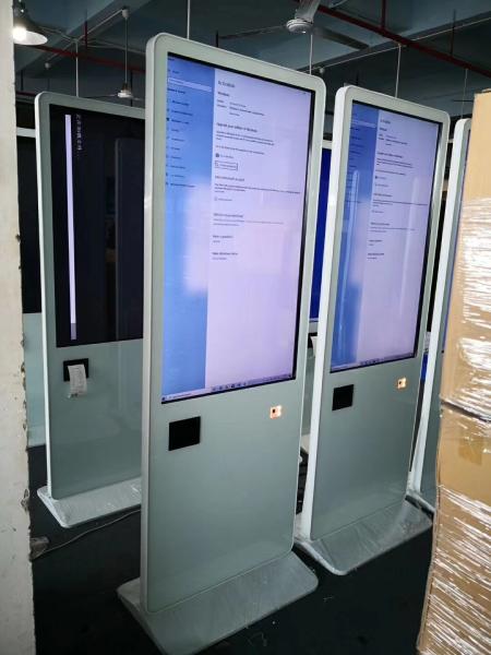 Quality All In One Pc Lcd Touch Screen Kiosk 43" With Thermal Printer / Qr Code Scanner for sale