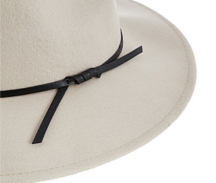Wool trilby hat