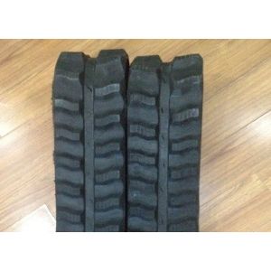 Black Color Mini Crawler Tracks 180mm Width For BOBCAT 418A