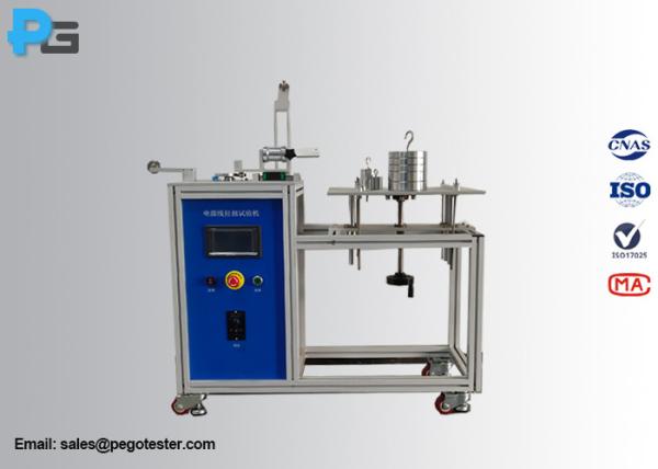 Quality IEC61010-1 Clause 10.2.2 Electrical Testing Equipment Cord Anchorage Push-pull and Torque Tester for sale