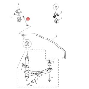 Scap Car Auto Spare Parts Suspension System Stabilizer Bar Link for MG3/MG3-14