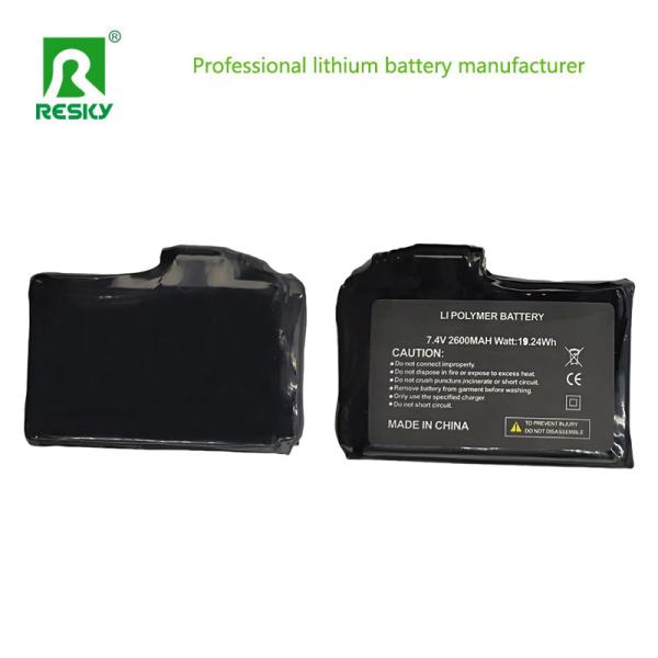 Heated Gloves Rechargeable Li-Polymer Battery 3.7V 4000mAh
