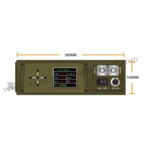 Military Manpack COFDM Video Transmitter Long Range Wireless AV Sender AES 265