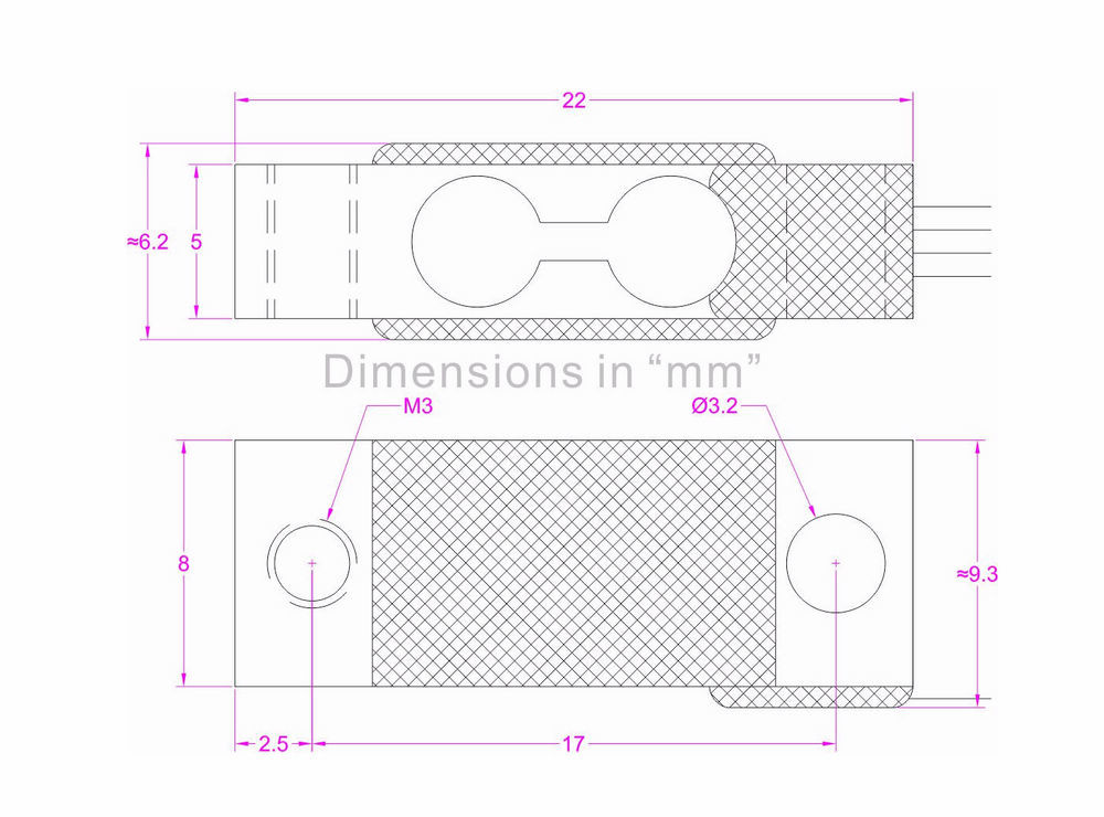 2kg Miniature Single point Load Cell 5kg Micro Single Point Weight Sensor 10kg