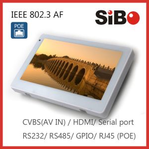Q896 7" Enhanced POE Touch Screen Panel PC With LED For Smart Home System