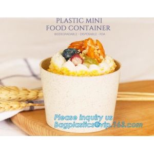 Wheat straw Compostable PLA eco-friendly biodegradable Biodegradable ECO