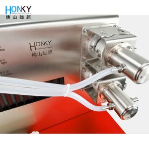 Tabletop Using Perfume Tube Bottle Liquid Filling Machine With Ceramic Piston