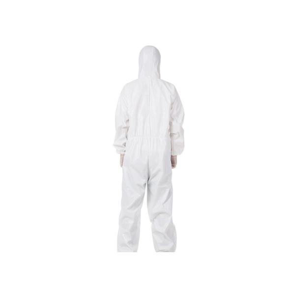 Adults Breathable Medical Protective Coveralls With Elastic In Hood
