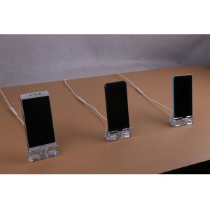 COMER China supplier wholesale acrylic tablet stand with alarm controller system