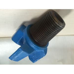 Chevron Type Drag Drill Bit Three Or Four Wings For Midium Or Hard Grounds