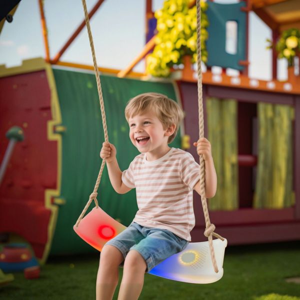 LED Indoor Kids Swing