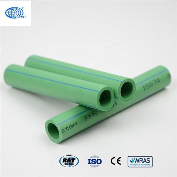 Quality 1.9 To 17.8mm Thickness PPR Pipe For Hot And Cold Water Eco Friendly for sale