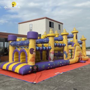 Wholesale Custom Commercial Inflatable Obstacle Course With Slide Waterproof Diversified Design from china suppliers
