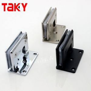 Wholesale 8-12 mm Toughened Glass Shower Door Hinge in Solid Brass Material for Hotel Bathroom from china suppliers