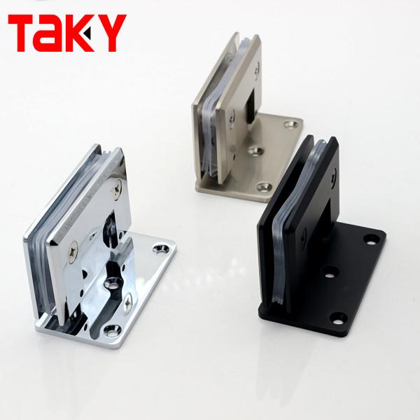 8-12 mm Toughened Glass Shower Door Hinge in Solid Brass Material for Hotel