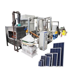 200-1000kg/h Monocrystalline Solar Plate Si Powder Recycling Machine for Glass