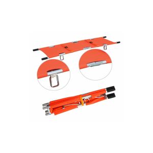 2 Meter 159kg Load Capacity 4 Parts Ambulance Fold Up Stretcher