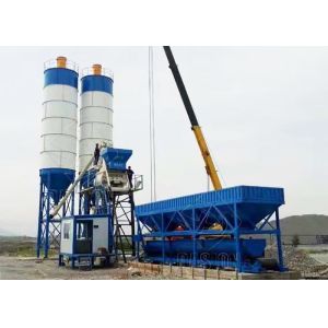 Modular HZS75 75M3/H Small Fixed Cement Concrete Batching Mixing Plant